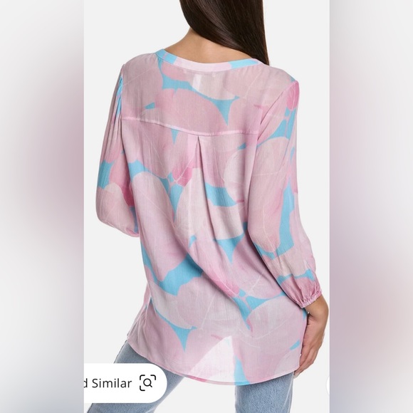 Hutch Women’s Sheer Floral 3/4 Sleeve Tunic/Blouse-XS/NWT-Sold Out Everywhere - Picture 8 of 16